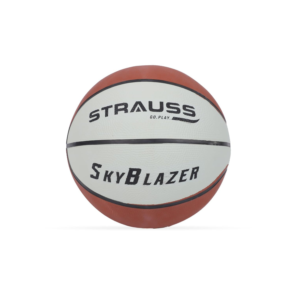 STRAUSS SkyBlazer Basketball Size 7 | Professional Basket Ball for Indoor-Outdoor Training and Match | Suitable for Hard Surface, Wooden Flooring & Synthetic Surface | for Kids and Adults