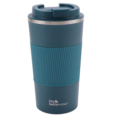 The Better Home 510 ml Insulated Coffee Cup Tumbler | Double Walled 304 Stainless Steel | Leakproof | Spillproof Silicone Rim | 6 hrs hot & cold | BPA Free | Perfect For Travel, Home & Office | Blue