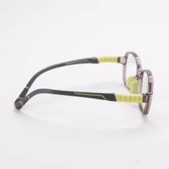 Intellilens | Zero Power Blue Cut Computer Glasses | Anti Glare, Lightweight & Blocks Harmful Rays | UV Protection Specs | For Boys & Girls | Grey| Oval| Small