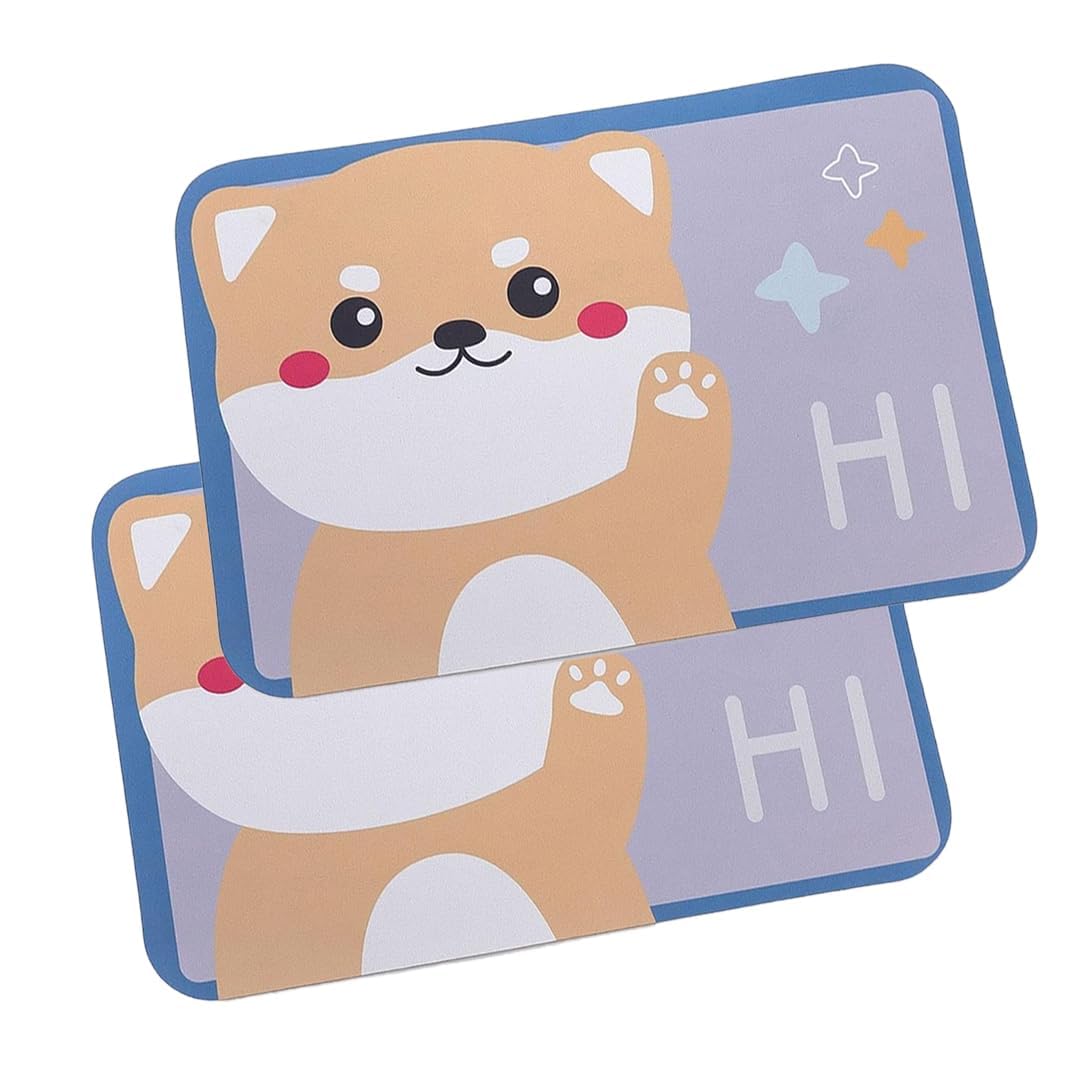 SAVYA HOME Pack of 2 Multipurpose Mat for Kids Bedroom, Play Area, Living Room, Bathroom, Shower | 60 x 40 cm |Cartoon Design