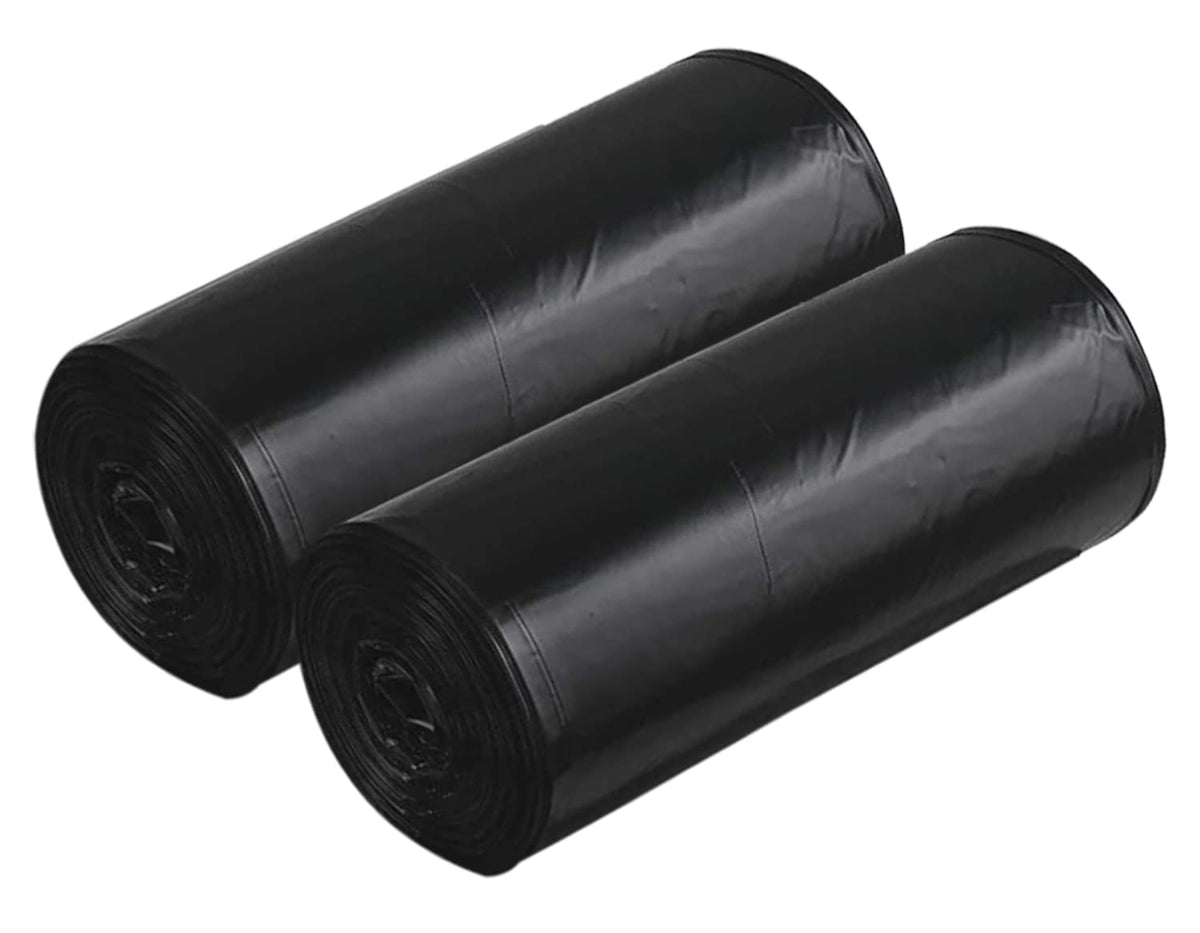 Kuber Industries Medium 60 Garbage Bags/Dustbin Bags, 19x21 Inches (Black)-HS41KUBMART24023