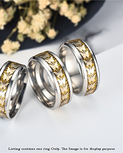 Yellow Chimes Butterfly Signet Unique Carbon Fibre Titanium Steel Never Fading Butterfly Ring for Women and Girls