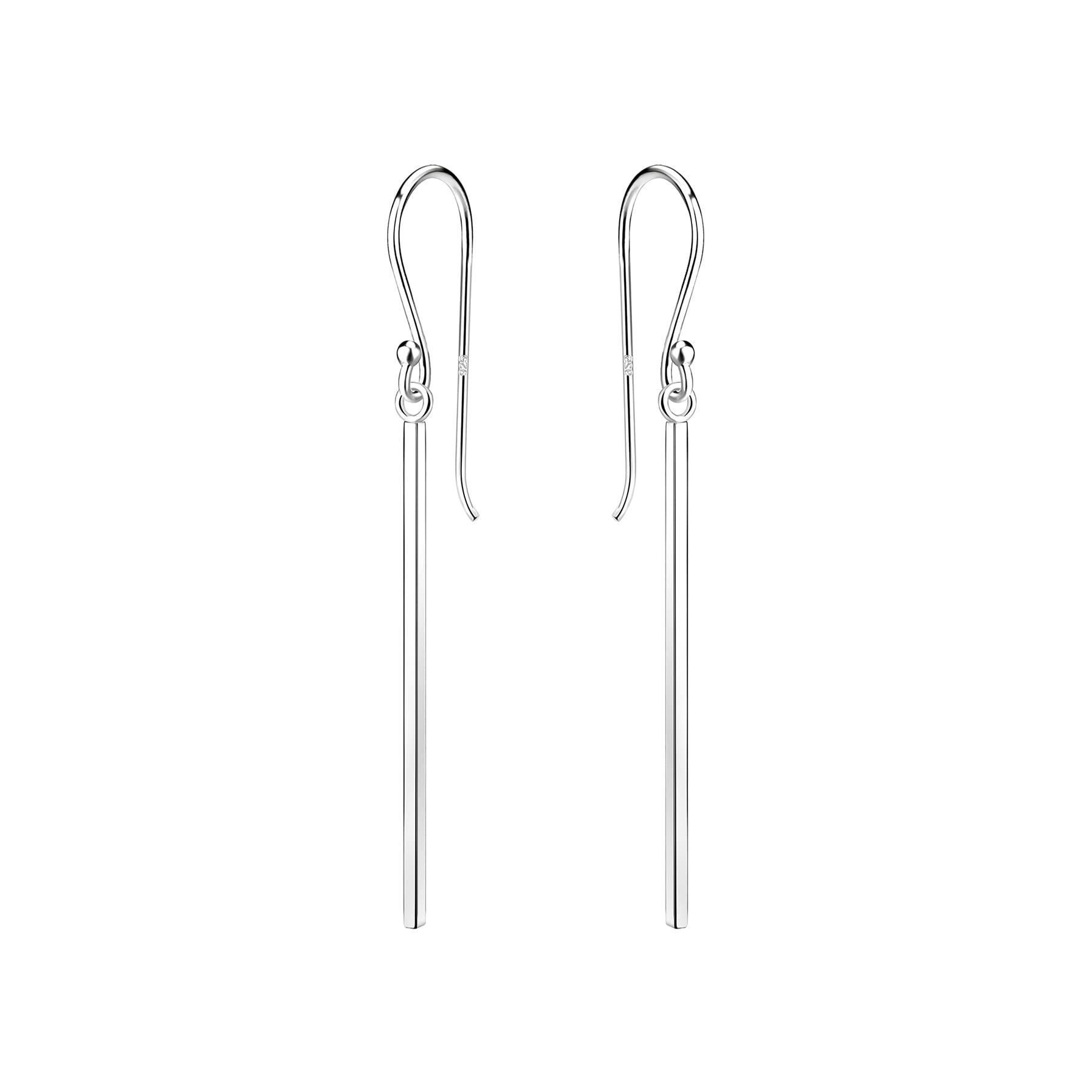 Delicate Sliver Color Long Drop Earrings Perfect for Party, Night Wear, or  a Wedding Special Moment