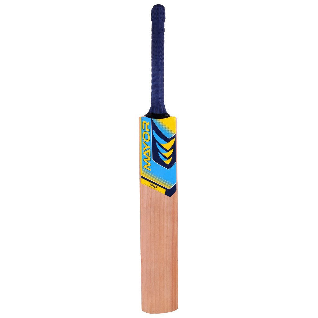 Mayor World Kiwi Kashmir Willow Bat, Short Handle (Natural)