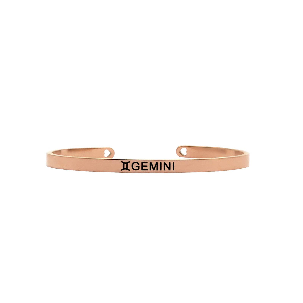 Joker & Witch Gemini Rosegold Zodiac Band For Women