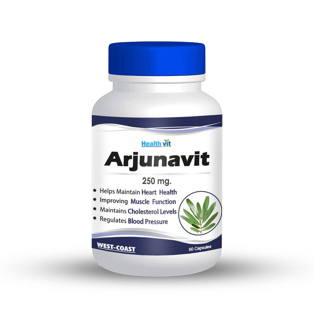Healthvit Arjunavit Arjuna Powder 250 mg 60 Capsules
