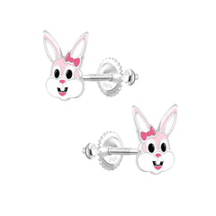 Raajsi by Yellow Chimes 925 Sterling Silver Stud Earring for Girls & Kids Melbees Kids Collection Rabbit Stud | Birthday Gift for Girls Kids | With Certificate of Authenticity & 6 Month Warranty