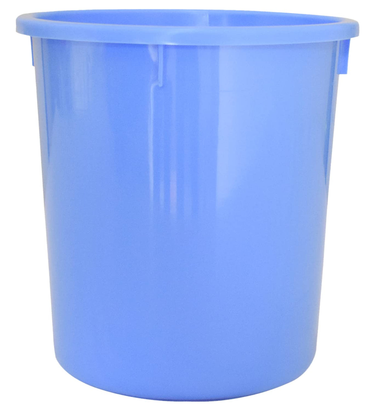 Heart Home Plastic Open Plastic Dustbin Without Lid|Trash Bin, Garbage Bin, Waste Bin, 5Ltr. (Blue)-47HH01038