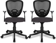 SAVYA HOME Delta Office Chair (Delta) Pack of 2