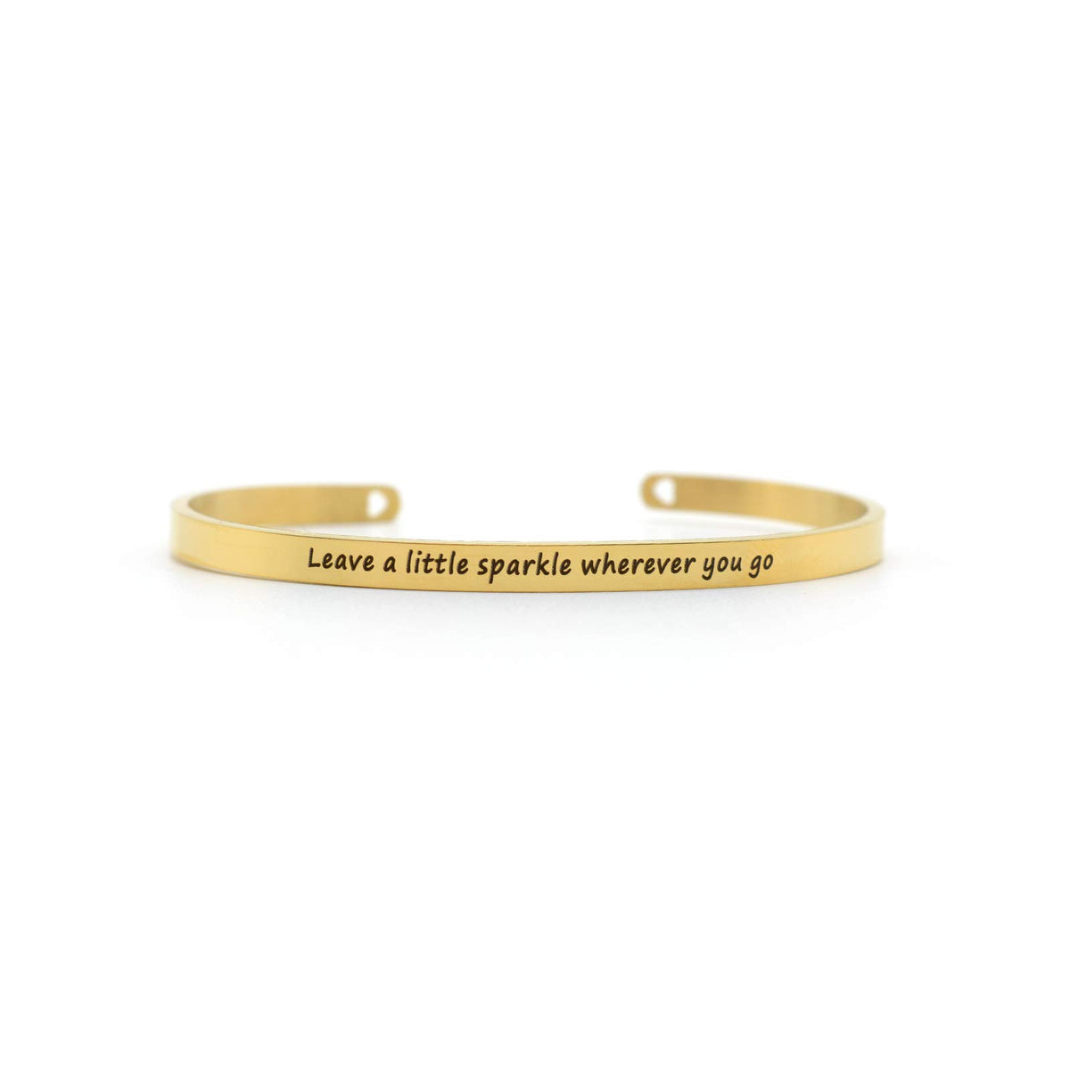 Joker & Witch Leave A Little Sparkle Wherever You Go Gold Mantra Band For Women