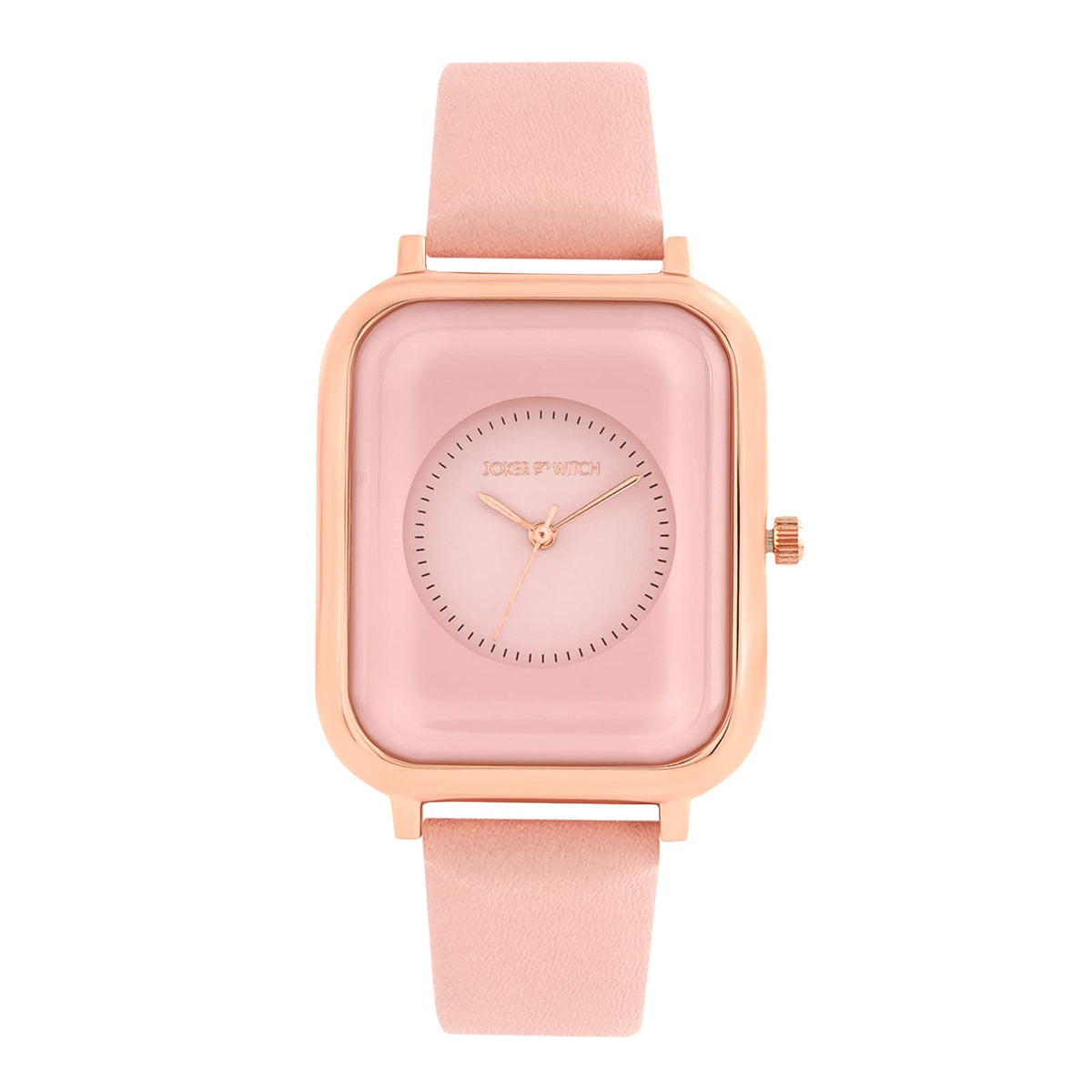 Joker & Witch Utopia All Pink PU Strap Watch