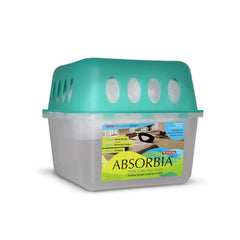 Absorbia Moisture Absorber | Absorbia Reusable Box w/Refill - Pack of 9 (800ml) | Dehumidifier for Basement, Storerooms, Spare Rooms Lofts | Fights Against Moisture, Mould, Fungus Musty Smells