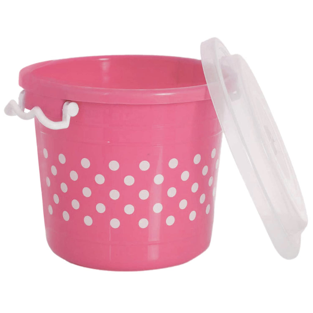Heart Home Dot Printed Plastic Storage Container for Store Flour ...