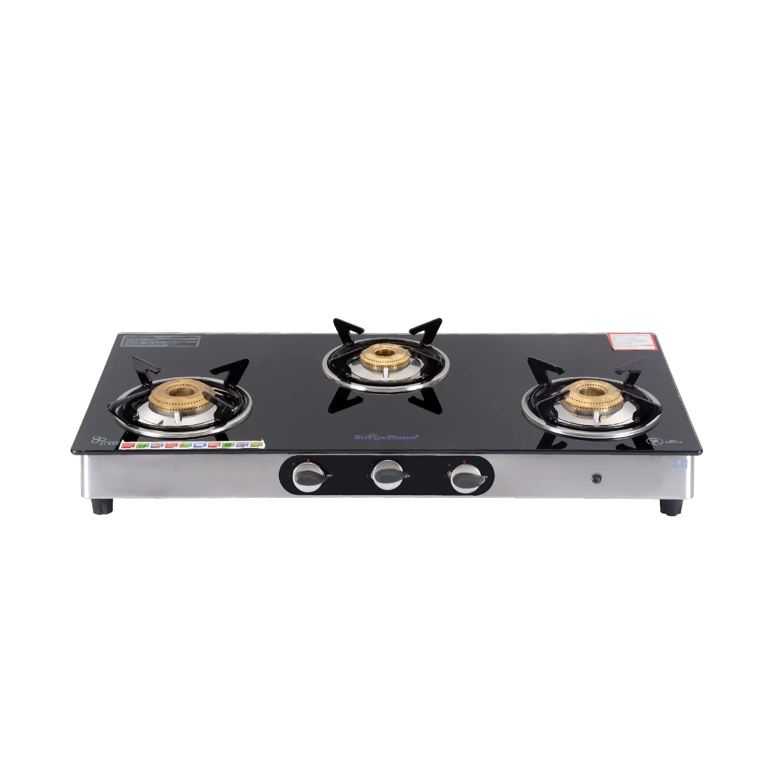 Surya three hotsell burner gas stove