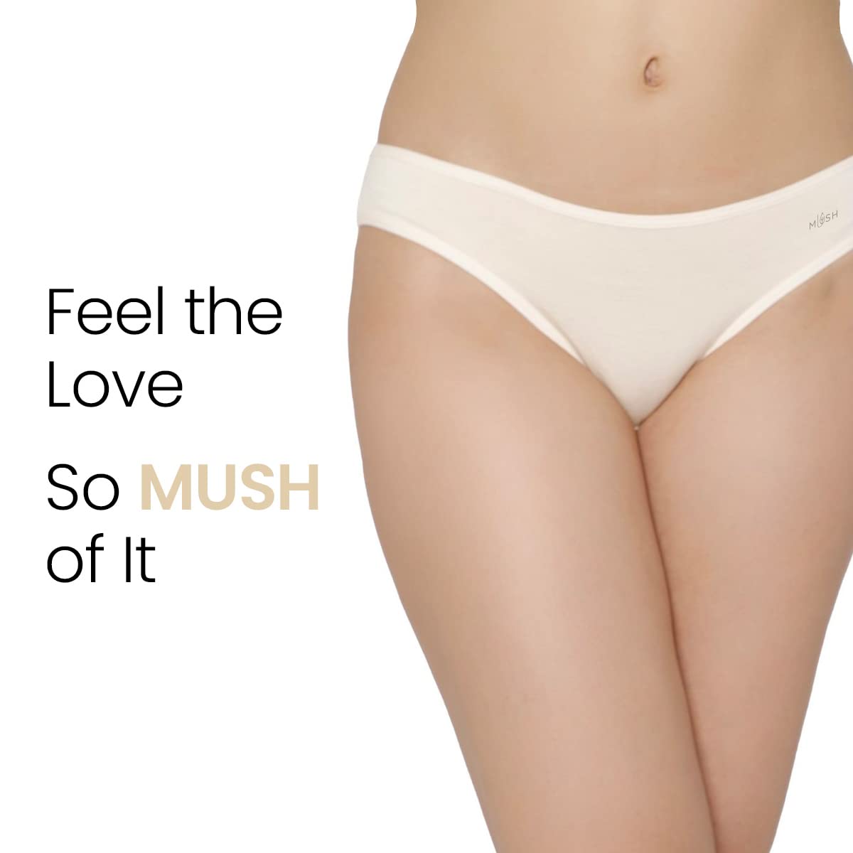 Mush Ultra Soft Bamboo Women Brief, Breathable, Anti Odour