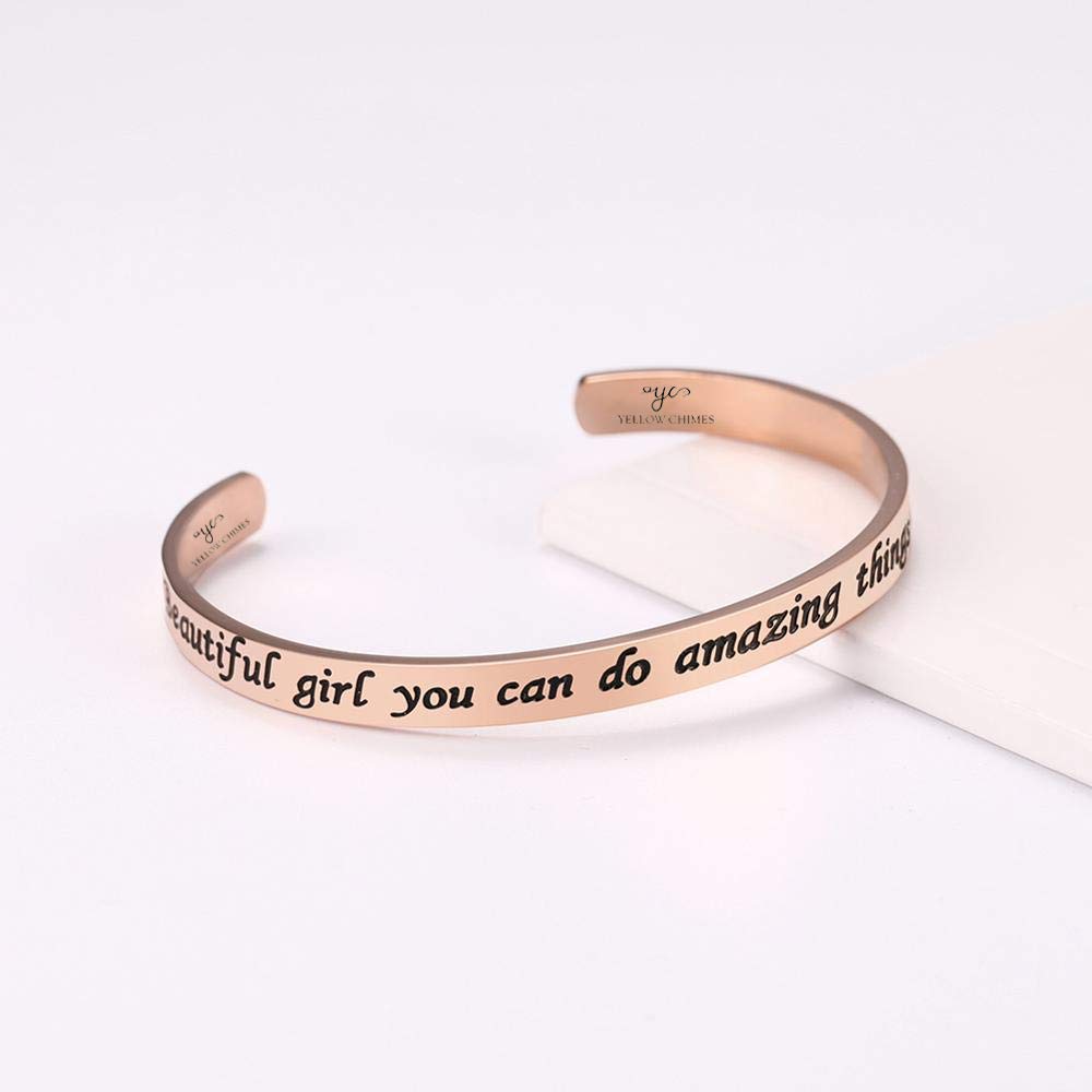 Engraved infinity Bracelet in 18k Rose Gold Plating over 925 Sterling  Silver | JOYAMO - Personalized Jewelry