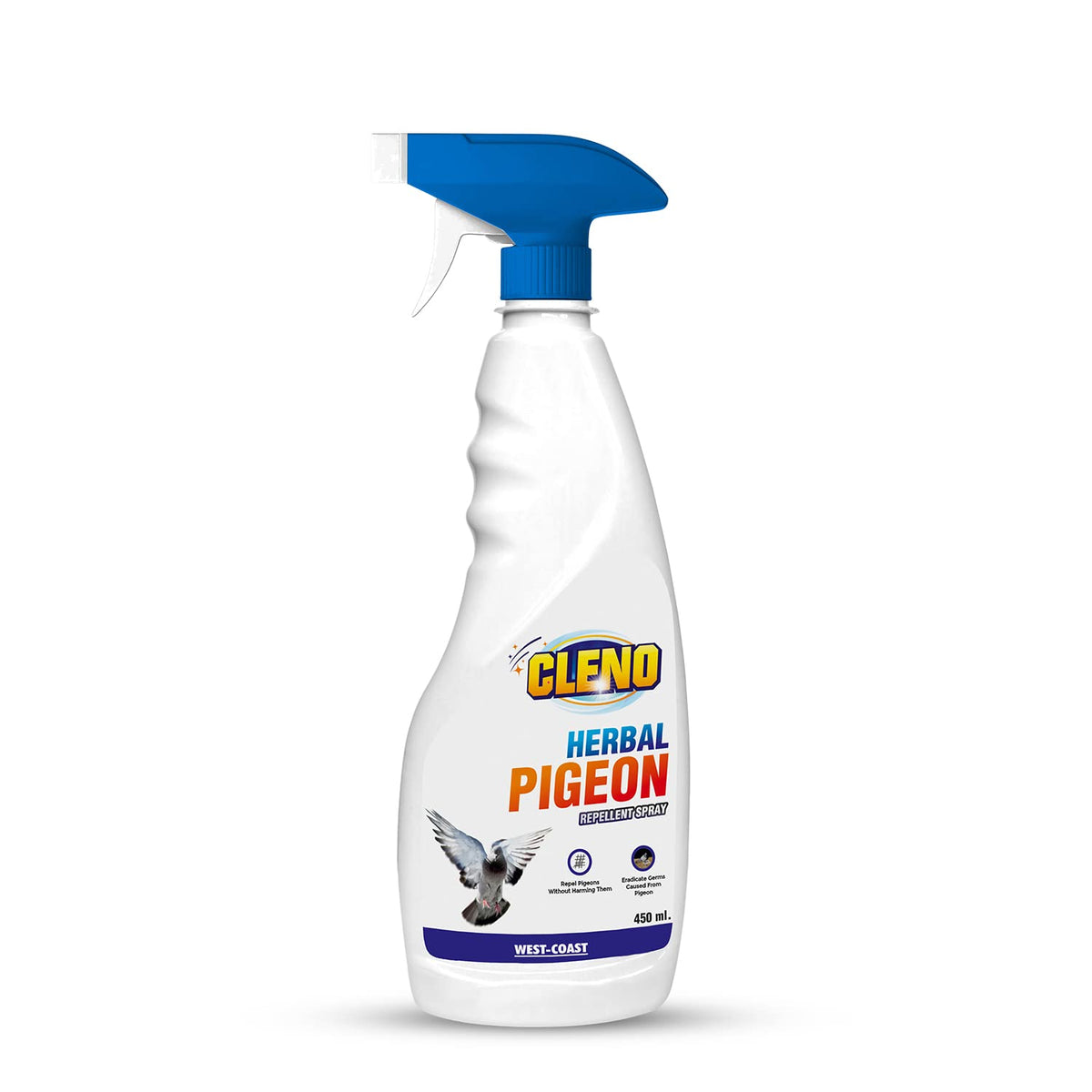 Cleno Herbal Pigeon Repellent Spray | Better Than Anti Pigeon Spikes | Bird Repellent – 450 ml (Ready to Use)