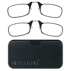 Intellilens Edge Reading Glasses (Pack of 2) For Men and Women (Black, 1.50)