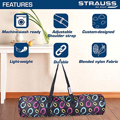 Strauss Eco Friendly Dual Layer TPE Premium Yoga Mat 6 mm (Blue), Yoga –  StraussSport