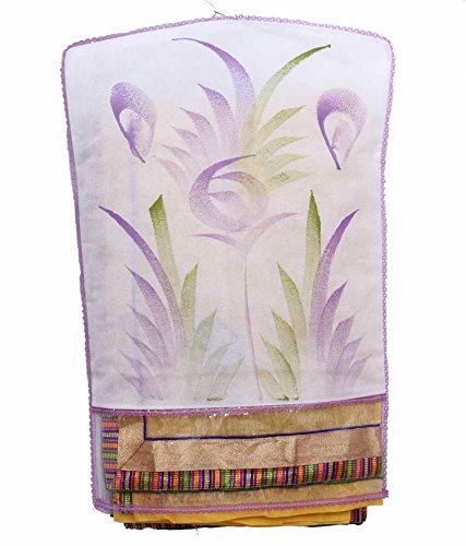 Kuber Industries White Hanging Saree Cover Set of 24 Pcs (K020)