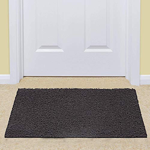 Kuber Industries Rubber 1 Piece Door Mat 16x24'' (Brown)