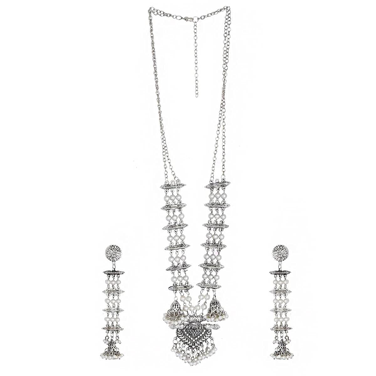 Teejh Nyra Long Necklace Set for Women