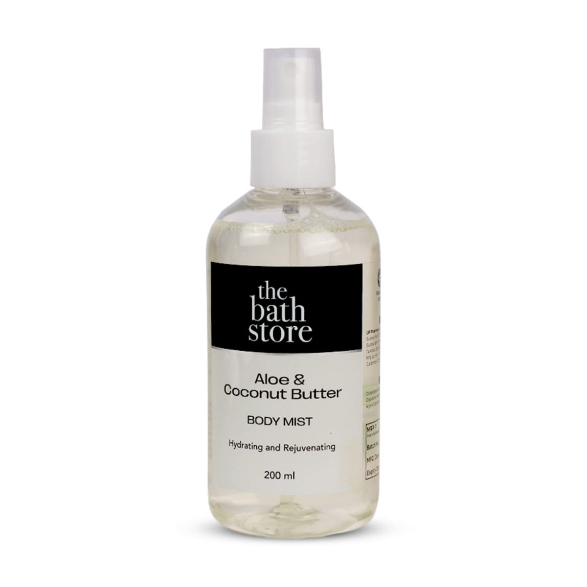 The Bath Store Aloe Butter & Coconut Butter Body Mist - Refreshing Fragrance (Women and Men) | Long-Lasting Scent - 200ml