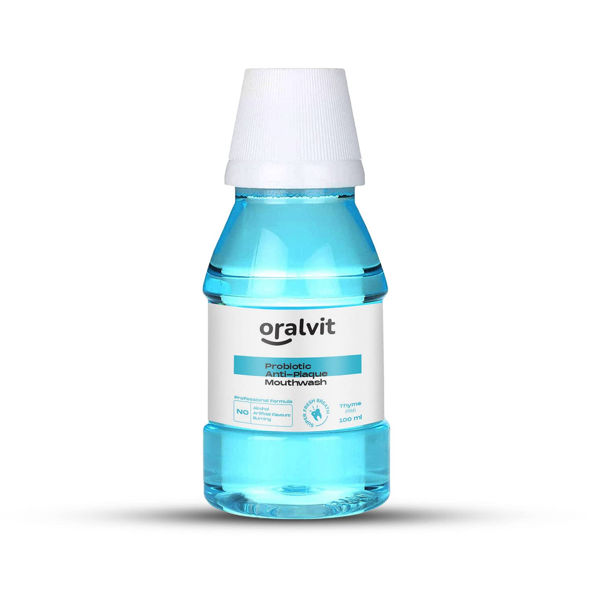 Oralvit Probiotic Anti-Plaque Mouthwash with Mild Thyme For Men & Women – 100ml