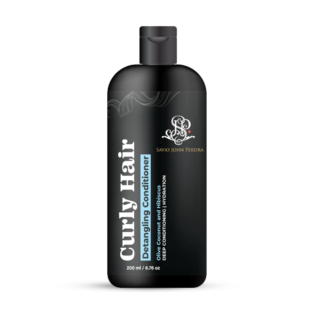 Curly Hair Conditioner - Deep Nourishment | Hydration for Curly Hair | Enriched with Shea Butter By Savio John Pereira- 200 ml