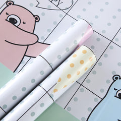 Kuber PET Wallpaper for Walls Kid’s Room I Self-Adhesive, Oilproof, Heat Resistant and Waterproof I DIY Designer Wall Sticker I Pack of 1 Roll, 60cmx500cm