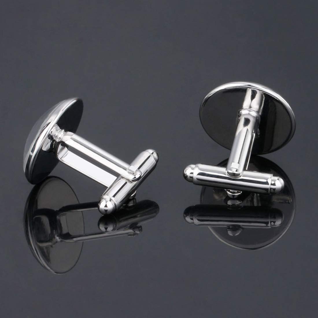 Yellow Chimes Cufflinks for Men Alphabets Cuff links Letter P Statement Stainless Steel Cufflinks for Men and Boy's