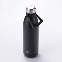 The Better Home 2 Ltrs Insulated Bottle | Doubled Wall 304 Stainless Steel | Stays Hot for 18 Hrs & Cold for 24 Hrs | Rustproof & Leakproof | Insulated Water Bottles (Black)