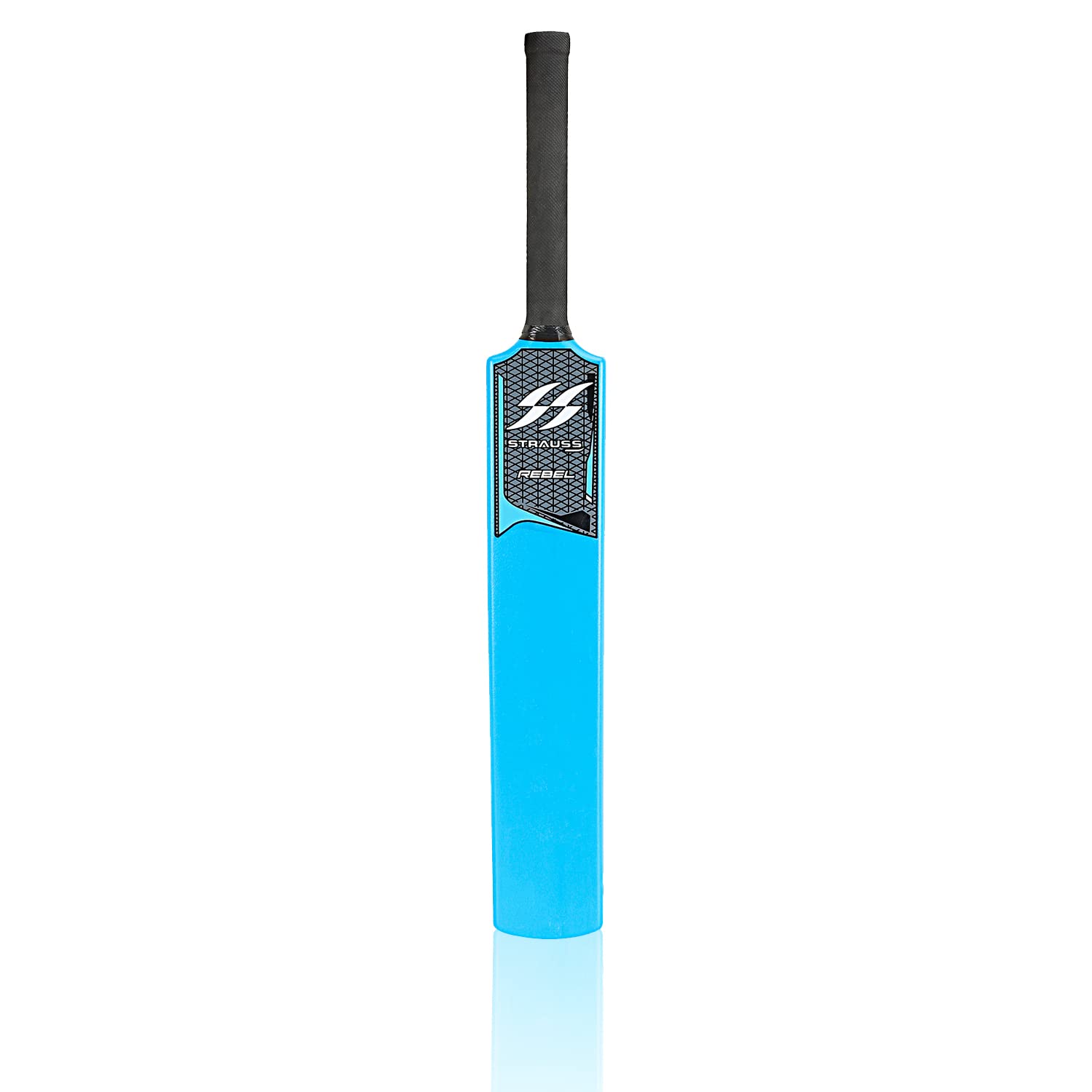 Strauss Rebel Plastic Cricket Bat (34'' X 4.5'' inch), for All Age Group (Blue)