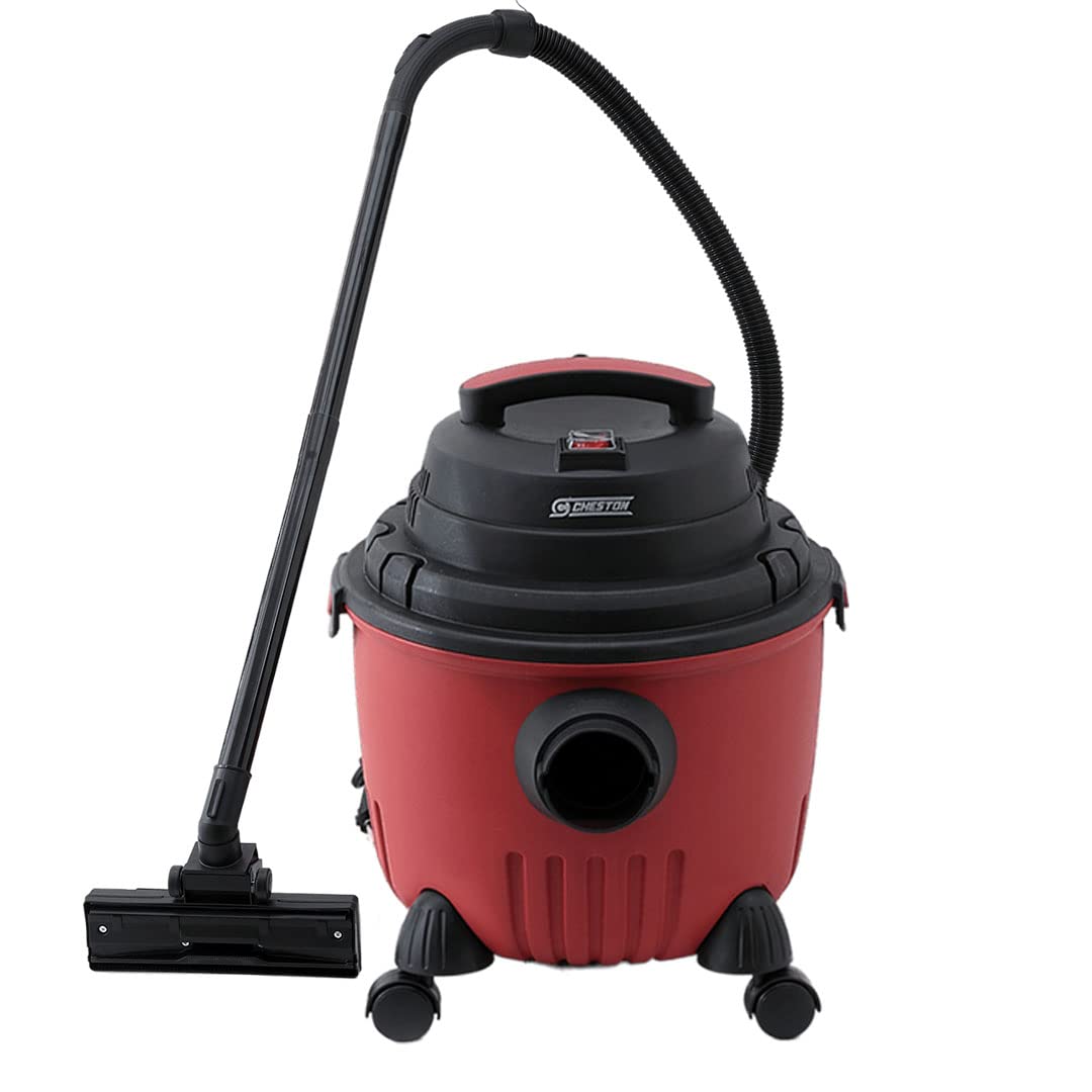 Cheston Vacuum Cleaner Wet & Dry 15L Capacity|1200W Motor with HEPA Filter, & Blower Function for Home, Office, Carpet, Car, Sofa Cleaning Machine (Red)|Powerful and Versatile Cleaning Appliance