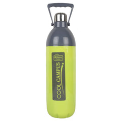 Kuber Industries Plastic Insulated Water Bottle with Handle 2200 ML (Green)