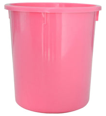 Kuber Industries Plastic Open Dustbin, Trash Bin, Garbage Bin, Waste Bin, 5Ltr.- Pack of 2 (Pink & White)-47KM01074