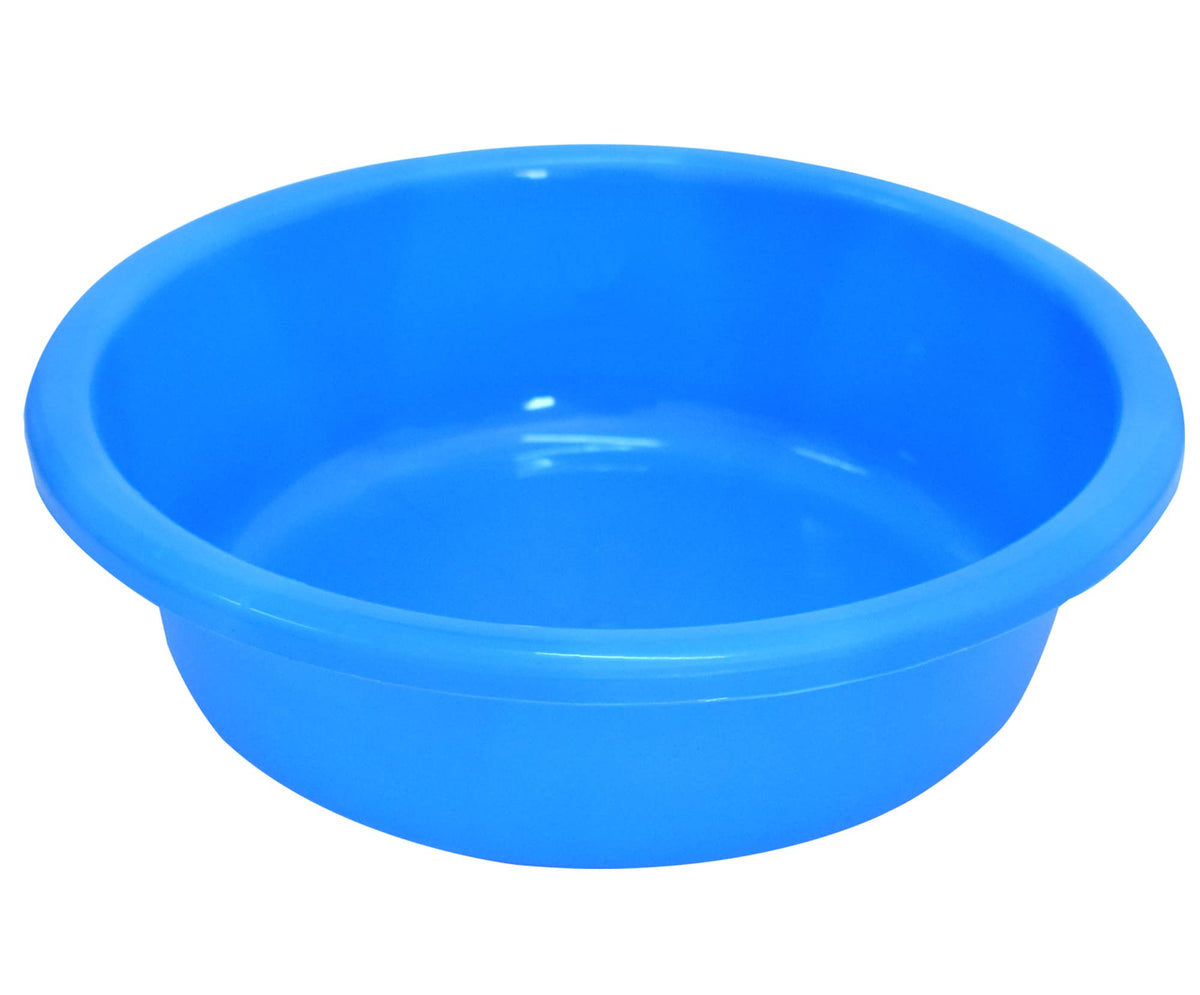 Kuber Industries Multiuses Unbreakable Plastic Knead Dough Basket/Basin Bowl For Home & Kitchen 6 Ltr (Blue)