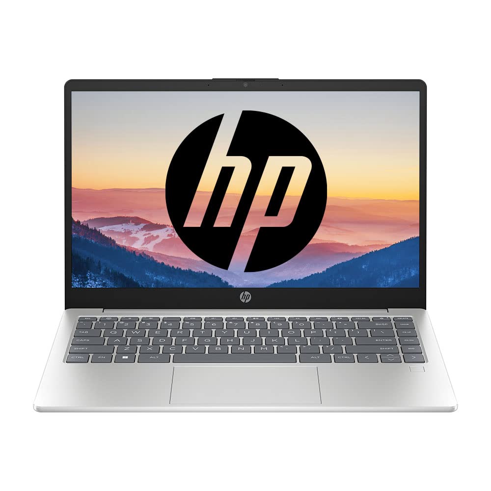 HP 14 Laptop, AMD Ryzen 3 7320U 14 inch(35.6cm) FHD Laptop,8GB LPDDR5, 512GB SSD, AMD Radeon Graphics, Dual Speakers, FHD Camera (Win 11, MSO 21, 1.41Kgs) 14-em0025AU