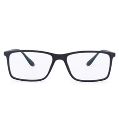 Intellilens® Square Blue Cut Computer Glasses for Eye Protection | Zero Power, Anti Glare & Blue Light Filter Glasses | Frames & Blue Cut Lenses (Black) Pack of 1
