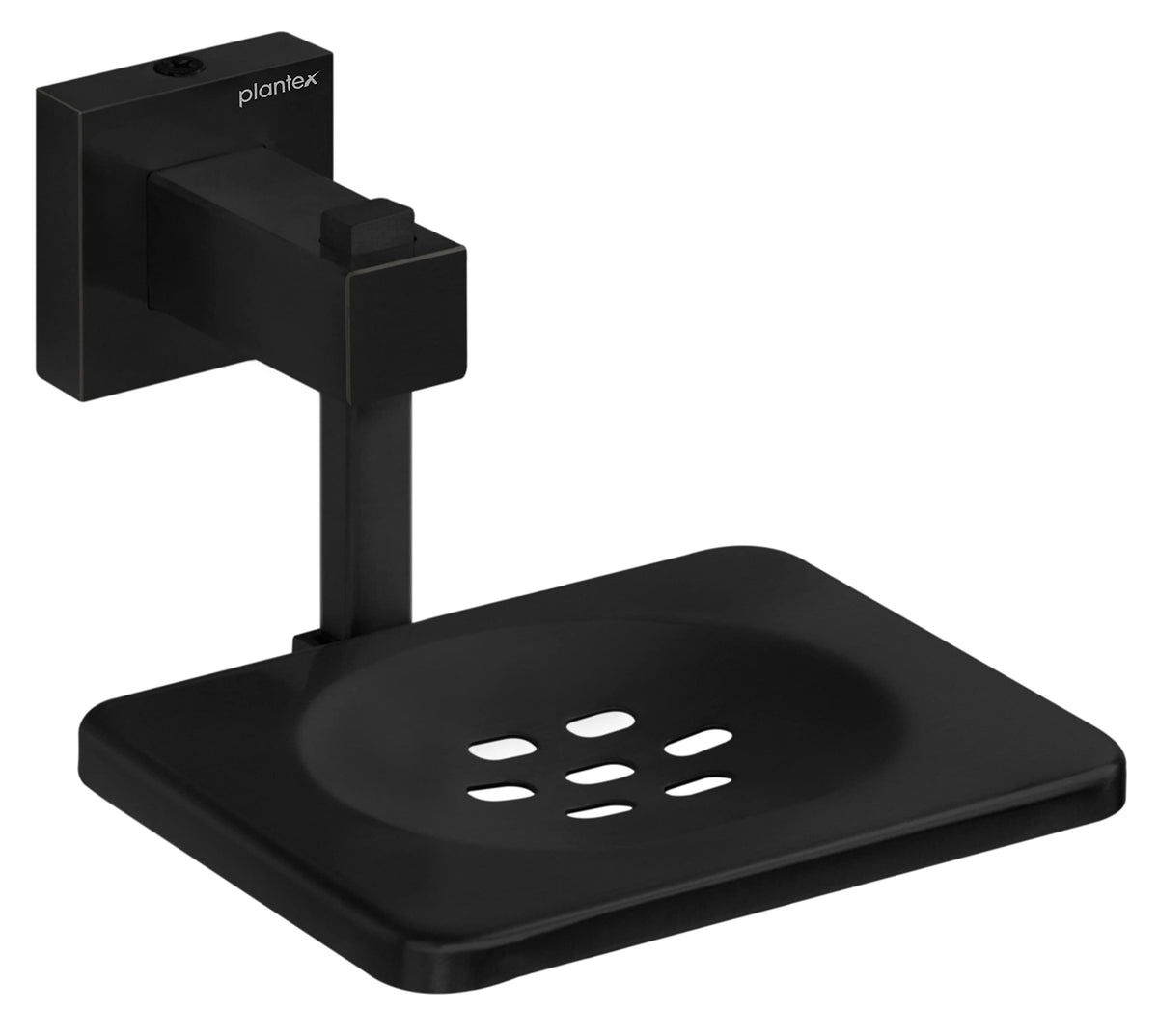 Plantex Splash Black Soap Holder Stand for Bathroom and Wash Basin (304 Stainless Steel)