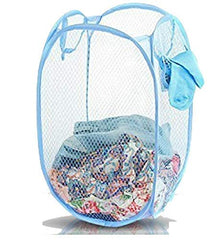 Kuber Industries Nylon 2 Piece Mesh Laundry Basket,20Ltr (Multi)-CTKTC21515, Standard