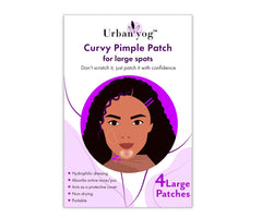 Urban yog Acne Curvy Pimple Patch - Invisible Facial Stickers cover with 100% Hydrocolloid, Pimple / Acne Absorbing patch