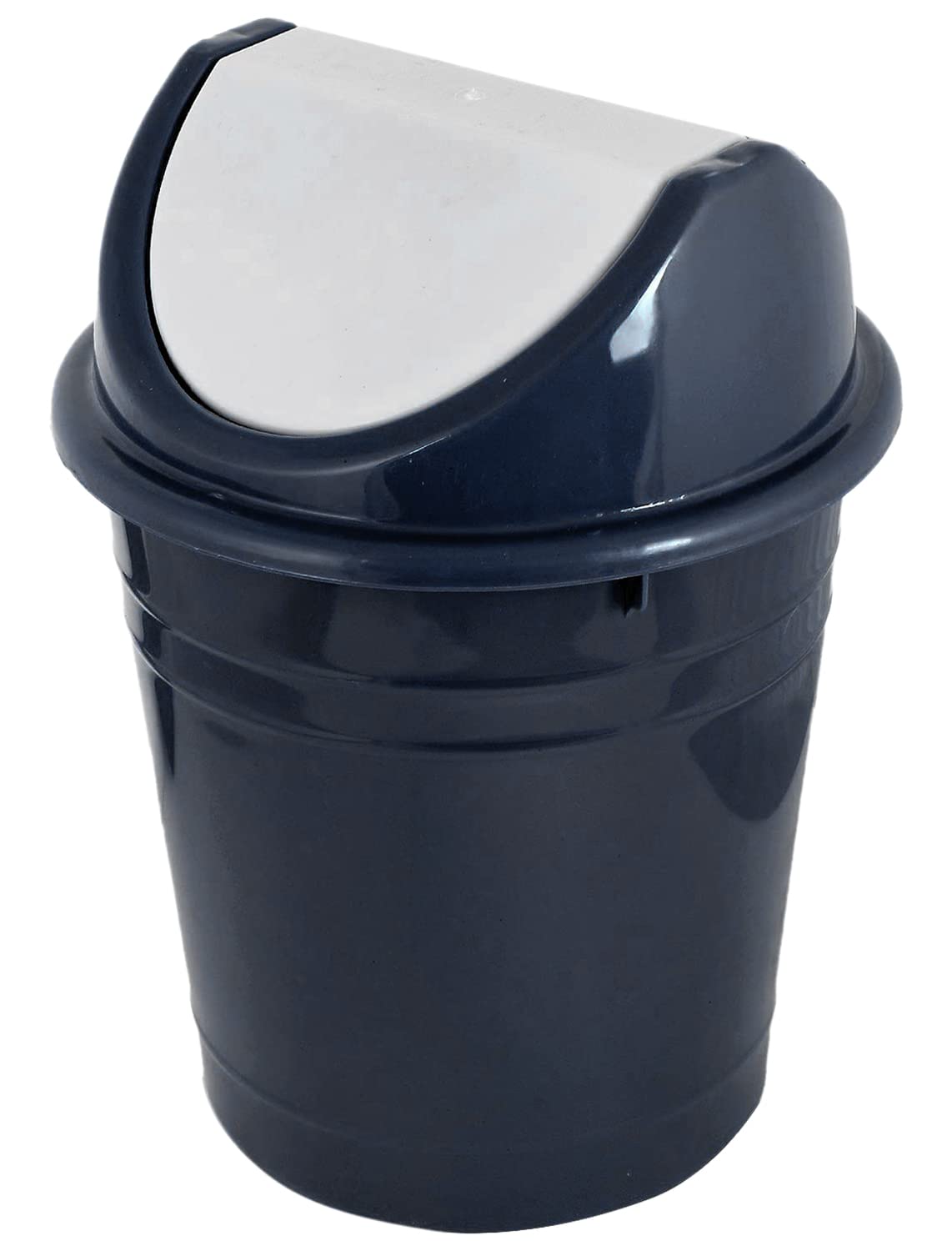 Heart Home Plastic Dustbin Wastebin With Swing Lid 10 Liter heart-home-plastic-dustbin-wastebin-with-swing-lid-10-liter