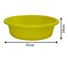 Kuber Industries Multiuses Unbreakable Plastic Knead Dough Basket/Basin Bowl For Home & Kitchen 6 Ltr (Green)
