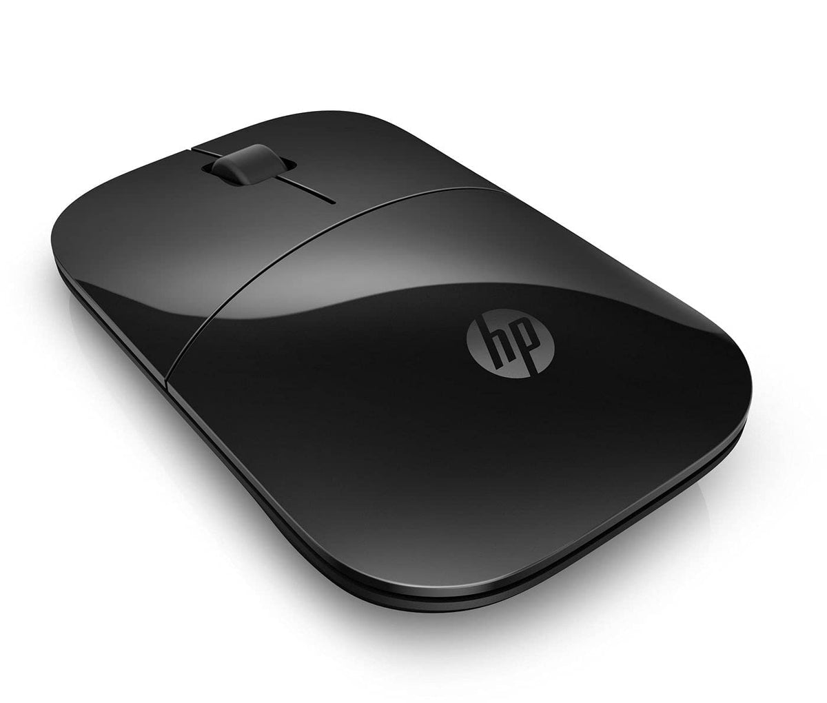 HP Z3700 Wireless Optical Mouse with USB Receiver and 2.4GHz Wireless Connection/ 1200DPI / 16 Months Long Battery Life/Ambidextrous and Slim Design (Black)