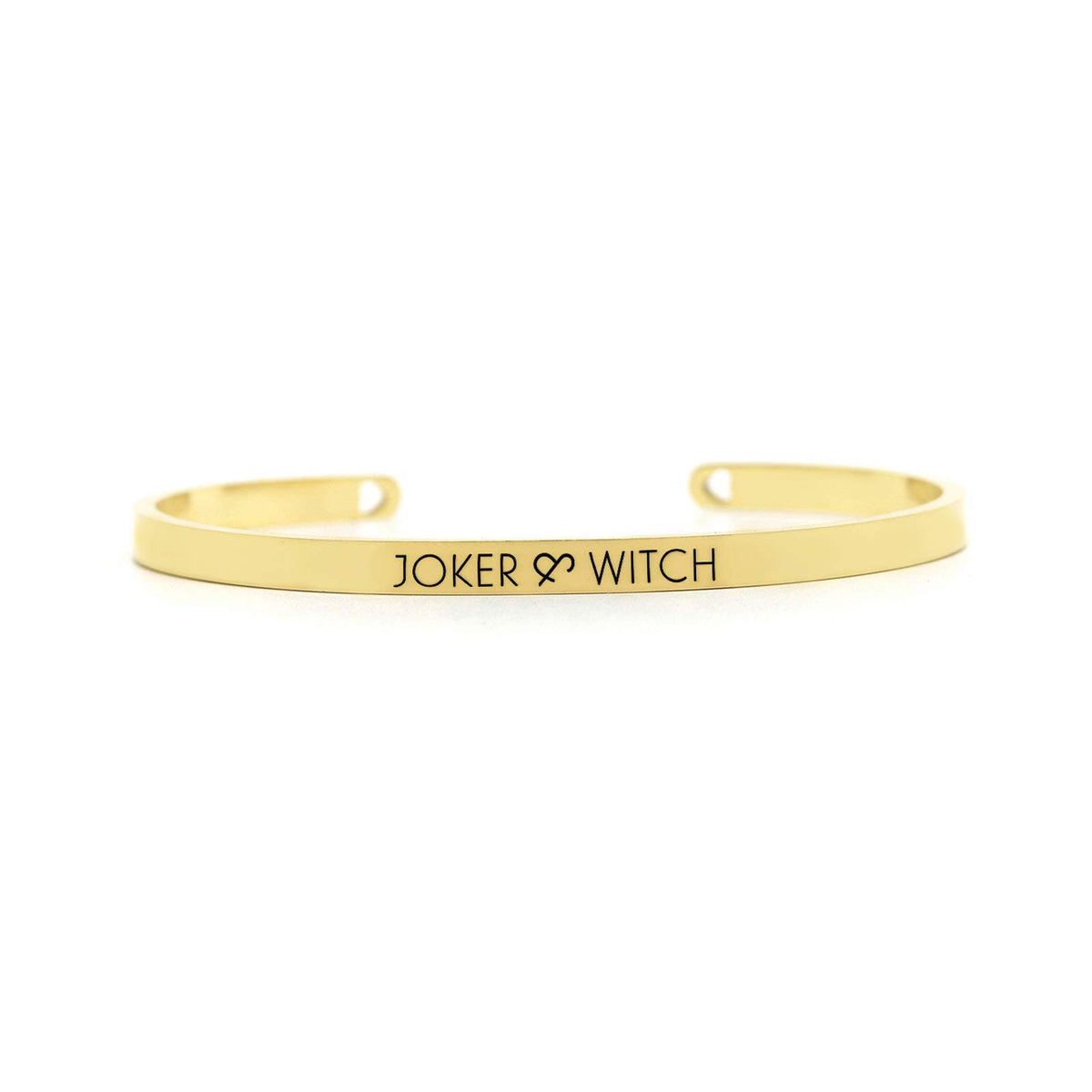 Joker & Witch Gold Band For women