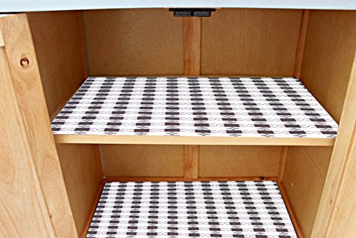 Kuber Industries Exclusive Wardrobe's Polyester Shelf Mat,Kitchen Shelf Mat,Drawer Mat in Plastic Sheet Material-10 Mtr Roll (Reversible Can Be Used in Both Sides) Product Code-Shm10, Multi