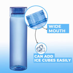 Urbane Home BPA Free Plastic Water Bottles | Breakproof, Leakproof, Food Grade PET Bottles | Water Bottle for Kids & Adults | Plastic Bottle Set of 4 |Assorted