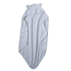 Mush Ultra Soft & Super Absorbent Bamboo Hooded Towel for Kids (1, White)