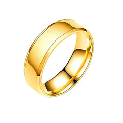 Yellow Chimes Rings for Women Stainless Steel Gold Plated Band Style Ring for Women and Girls